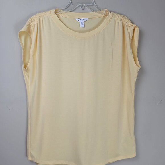 Athleta Getaway Ruched Cap Sleeve T-Shirt Oversized - Picture 4 of 9